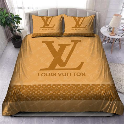 louis vuitton bed sheets set sale|louis vuitton bedspread set.